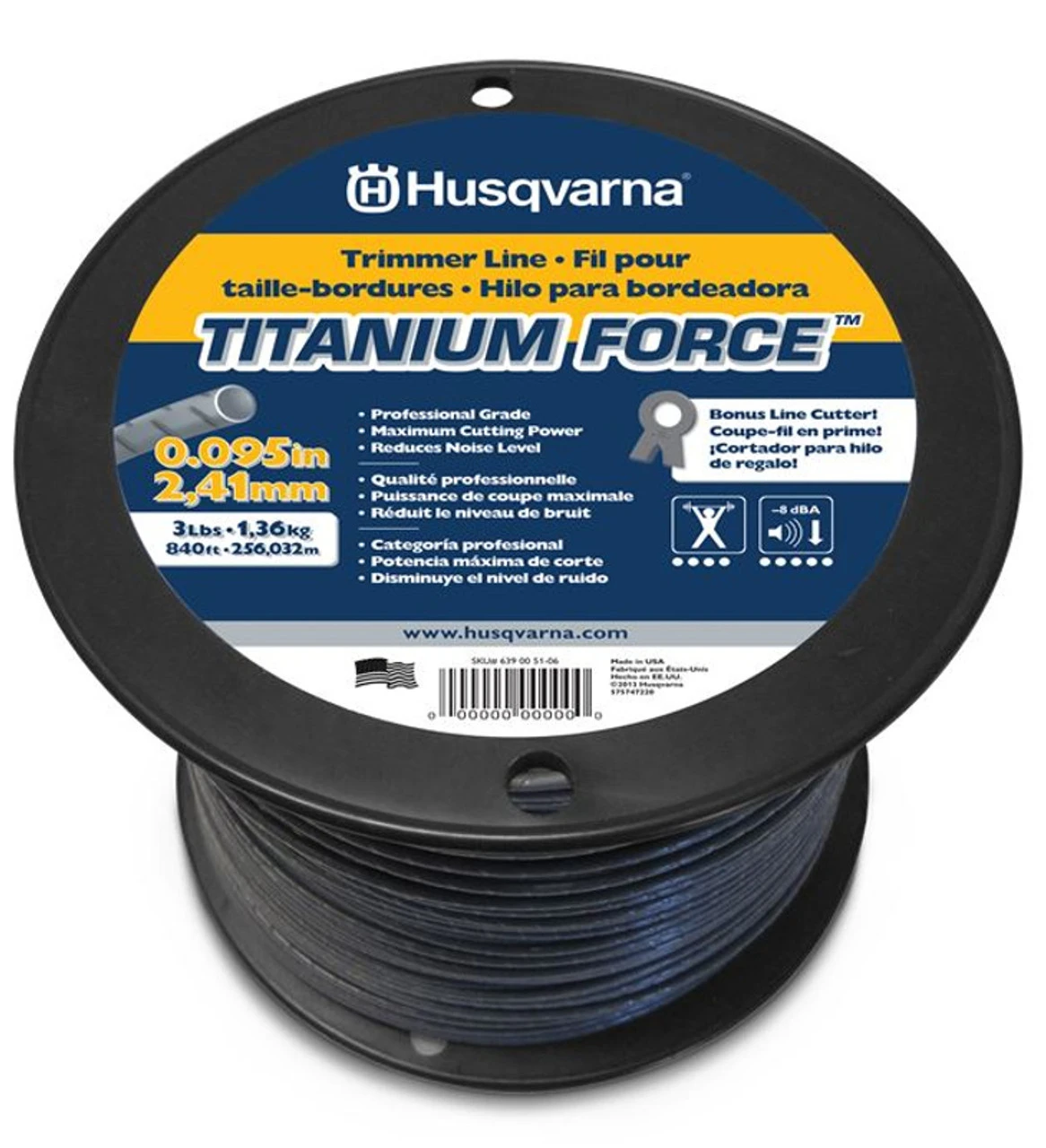 Husqvarna Titanium Force Trimmer Line .95x280'