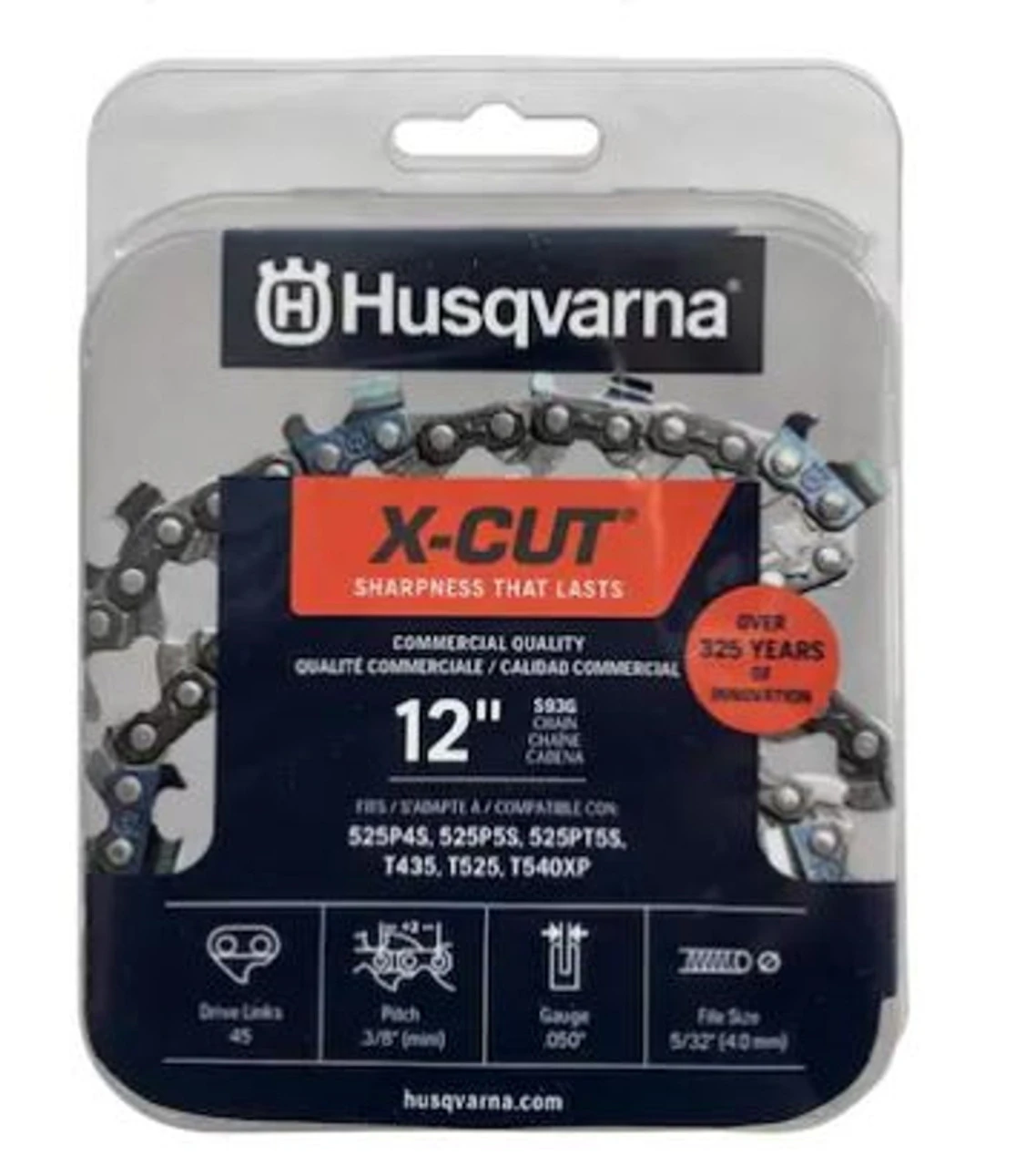 Husqvarna 12in Replacement Chainsaw Chain - 597469545 - Image 2
